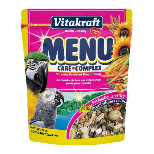 Menu premium parrot food - parrot,