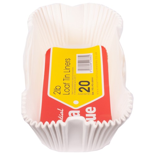 2lb loaf tin liners - tin,