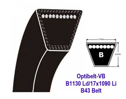 Garden shredder belt b43 - shredder,