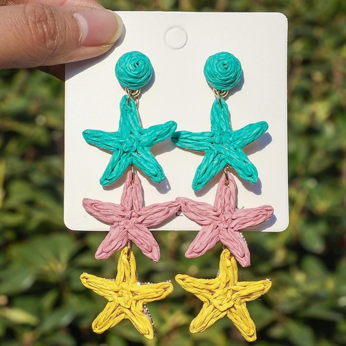 Bohemian raffia starfish - bohemian,