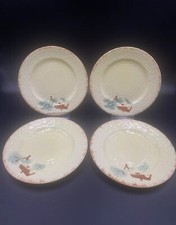 Keele St. Pottery Co Ltd Handpainted Set Of Four Side Plates