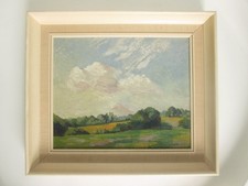 Olive Collett ARCA Devon The Field Opposite Impressionist Landscape Oil Painting