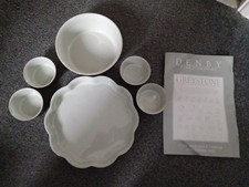 6 Piece Denby Greystone Oven