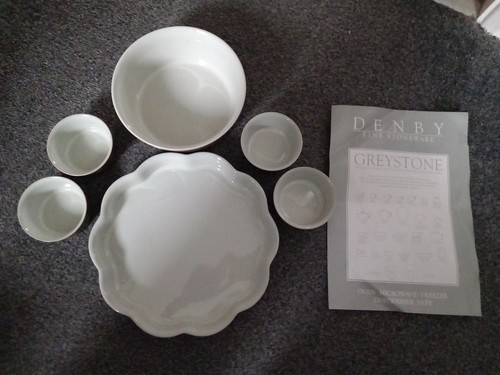 Piece denby greystone oven - piece,