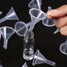 10x Mini Plastic Funnel Oil
