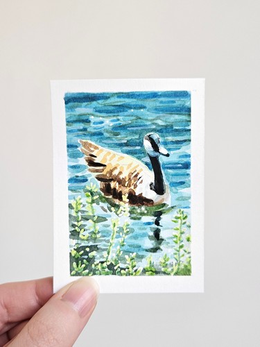 Aceo original painting - aceo,