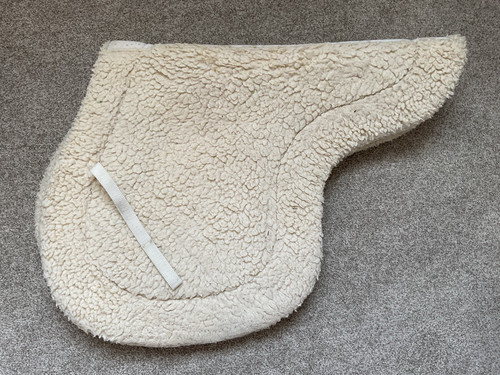 Faux sheepskin numnah - faux, gp