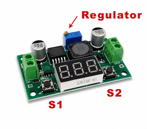 Lm2596 voltage regulator - voltage,