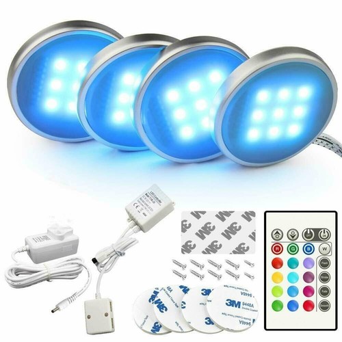 4pcs rgb led under cabinet - rgb,