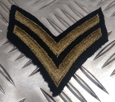 Genuine Vintage Military Issue Engineers Division CPL Flashes Two Chevrons ERN1Z