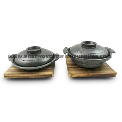 Aluminium casserole pot - aluminium,