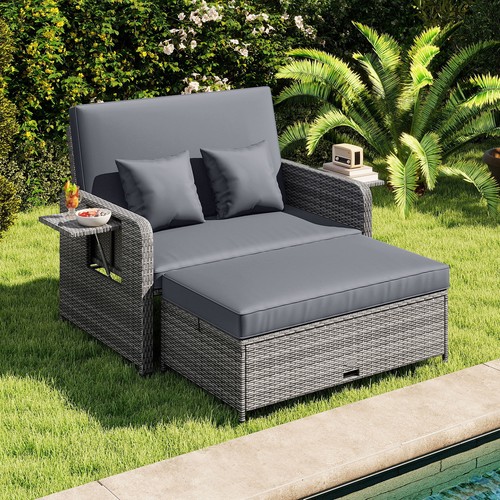 Person wicker outdoor - 2-person, daybed