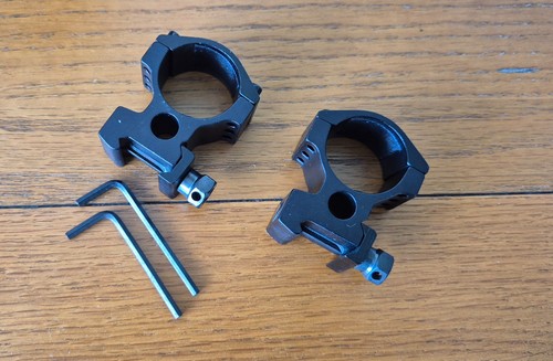 Pair scope mounts suit - of,