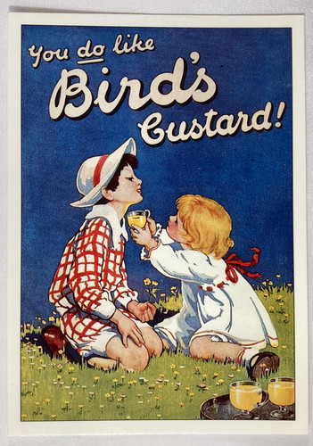 Advertising postcard bird s - advertising,