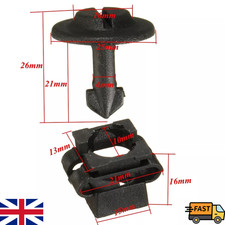 FIT MG ENGINE UNDERTRAY CLIPS