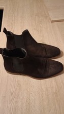 Ask The Missus Brown Suede Chelsea Boots Size 8