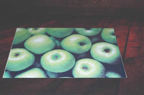 Green apple worktop saver - green,