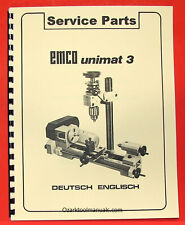 EMCO Unimat 3 Mill Metal Lathe