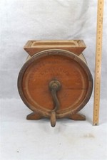 antique churn wooden barrel
