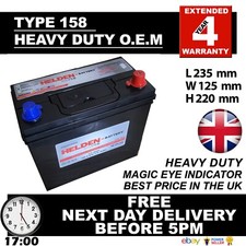 156 048 053 Battery 40ah Fully Charged HONDA NISSAN TOYOTA MAZDA FITS MANY MORE