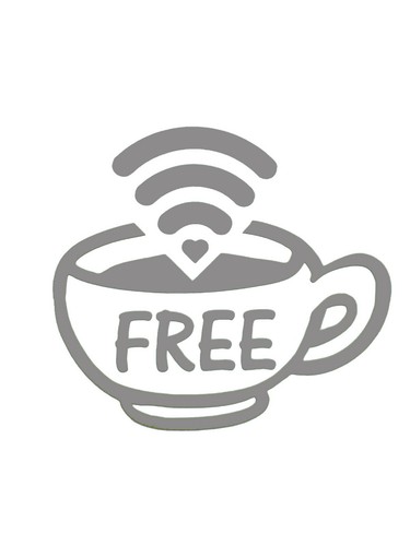 Free wifi coffee mug cafe - wifi,