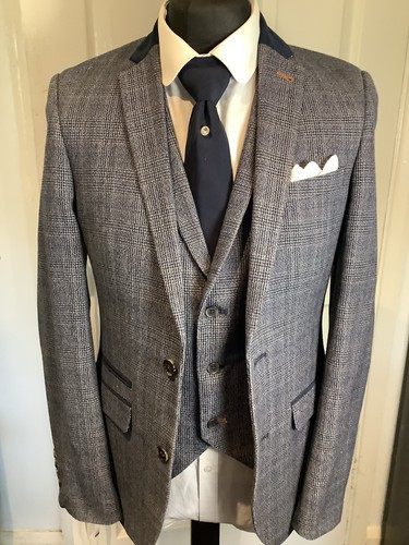 Men three piece - three, grey