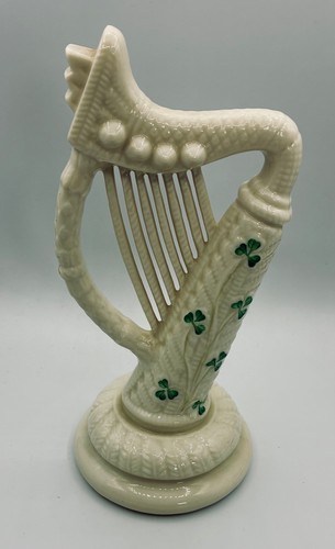 Beeleek porcelain irish harp - beeleek,
