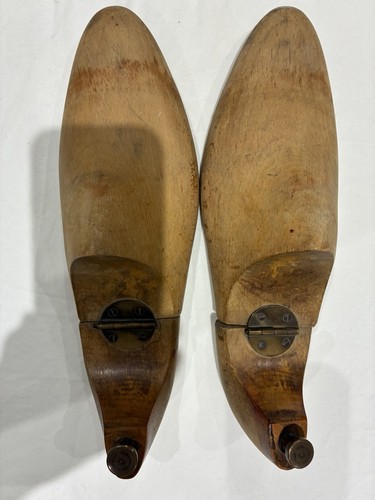 Vintage wooden shoe lasts pair - vintage,