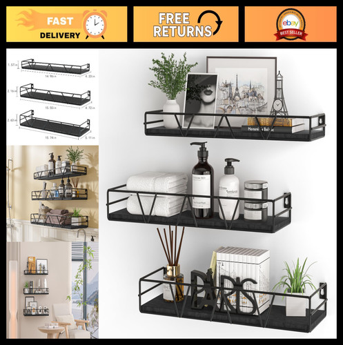 Set floating wall shelves - floating,