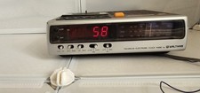 Vintage Waltham Radio Casette Recorder With Electronic Led Clock