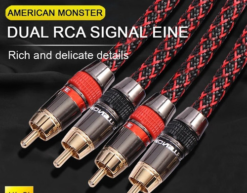 Stereo rca audio - cable, 6n
