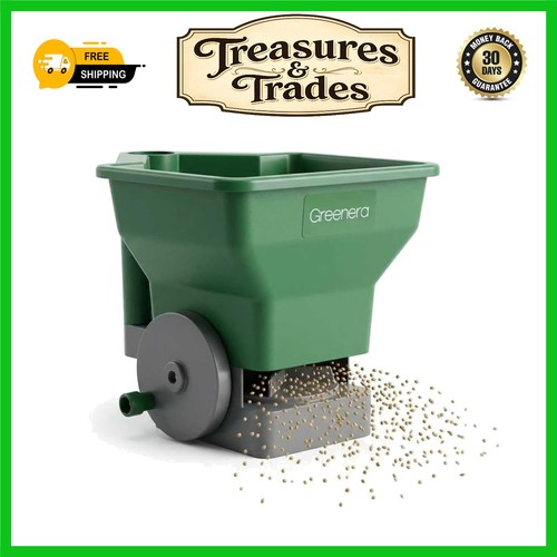 Handheld rotary lawn spreader - handheld,