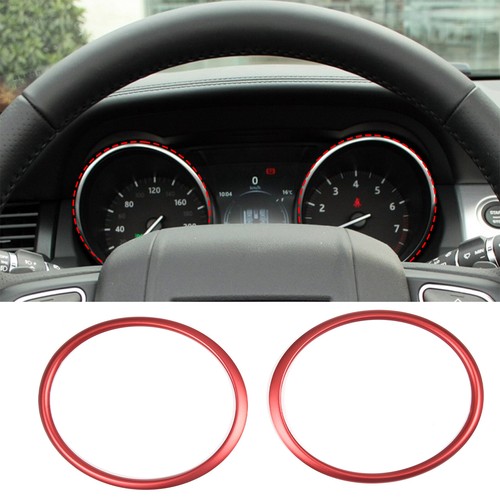 Red dashboard meter - red, frame