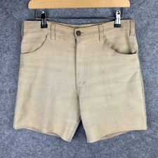 Levi's Vintage 1960s Sta Prest Talon Zipper Levis Checkered Shorts Brown W30