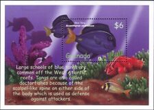 Grenada 2000 Blue Tang/Tropical Fish/Marine/Nature/Reef/Coral 1v m/s (b6745k)
