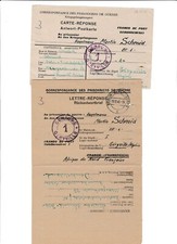 NS24 LOT OF 13 WW2 1946-48 OFFICIAL LETTER CARDS TO GERMAN POW ALGERIA POW CAMP