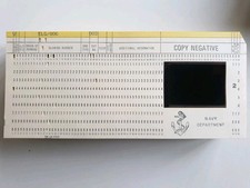 10 x Navy Aperture Computer Data Cards Microfiche Punch Cards (ML-308)