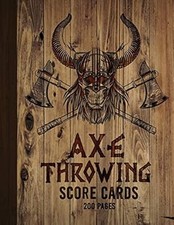 Throwing Axe Score Cards - 200 Pages, Publishing, SUCKERHUG, Used; Good Book
