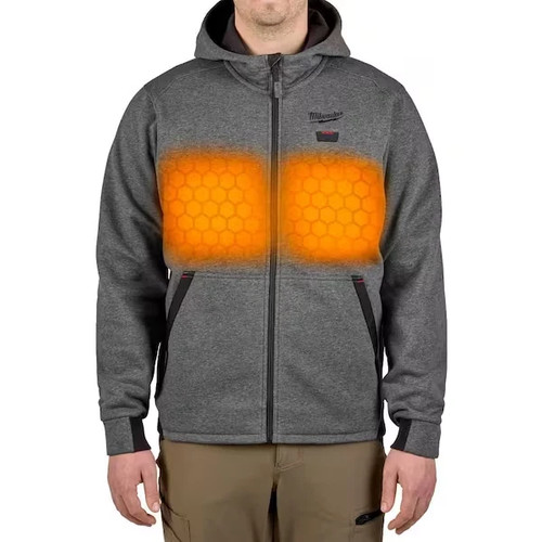 Milwaukee men large gray - men's,