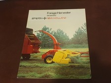 New Holland 892 precision chop forage harvester UK tractor sales brochure 1979