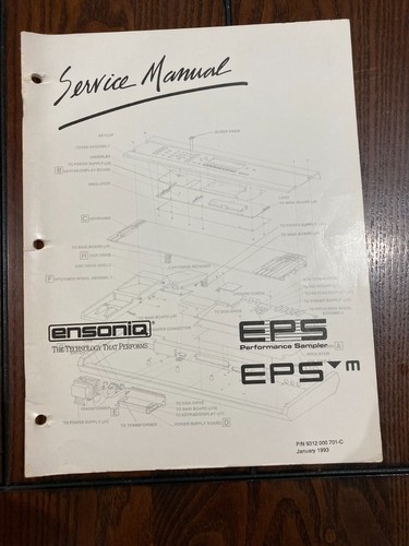 Ensoniq eps service manual - service,