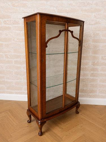 Vintage walnut display - vintage,
