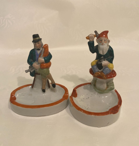 Rare german novelty ashtrays - german,