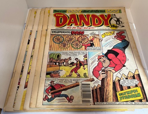 Vintage dandy comic magazines - vintage,