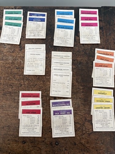 Vintage 1930s monopoly - vintage,