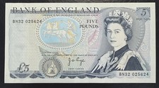 Old Five £5 Pound Note