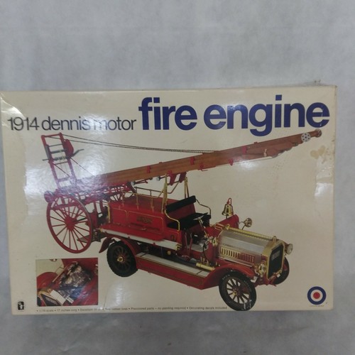 1914 dennis motor fire - motor,