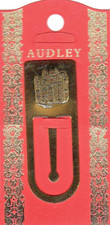 Audley End Gold Metal Bookmark English Heritage Essex Saffron Walden Souvenir VG