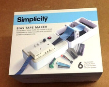 Simplicity Bias tape maker machine with 6 tips.