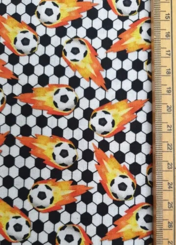 Football fabric fat quarter - football,